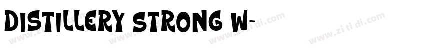Distillery Strong W字体转换
